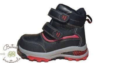 Clibee žieminiai batai su raudonais akcentais pade (26-31) Black/Red 3