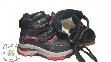 Clibee žieminiai batai su raudonais akcentais pade (26-31) Black/Red 5