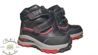 Clibee žieminiai batai su raudonais akcentais pade (26-31) Black/Red
