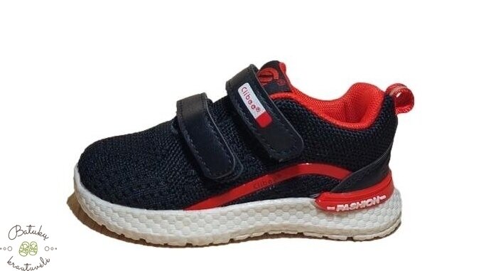 Clibee kedukai su dviem lipukais (21-26) Black/Red 2 Clibee kedukai su dviem lipukais (21-26) Black/Red 2