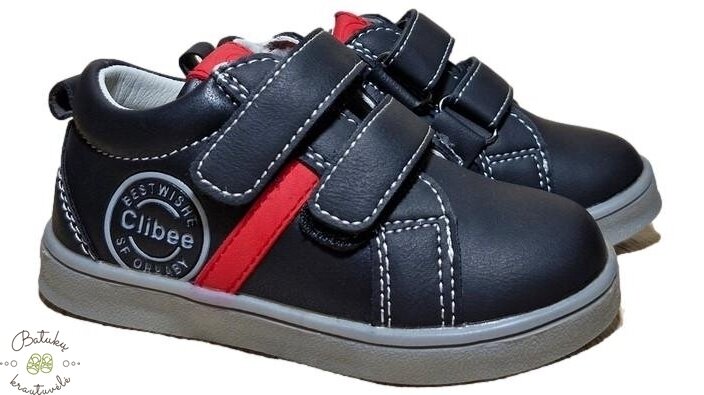 Clibee batukai su dviem lipukais (20-25) Black/Red