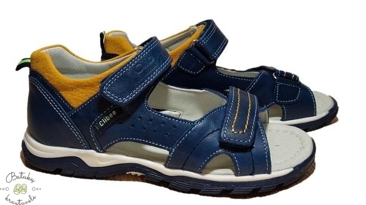 Clibee basutės (32-37) Blue/Yellow