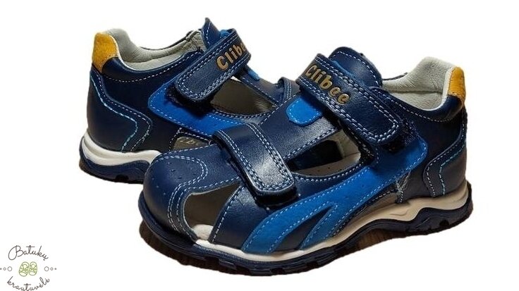 Clibee uždaros basutės (25-30) Blue/Yellow 1