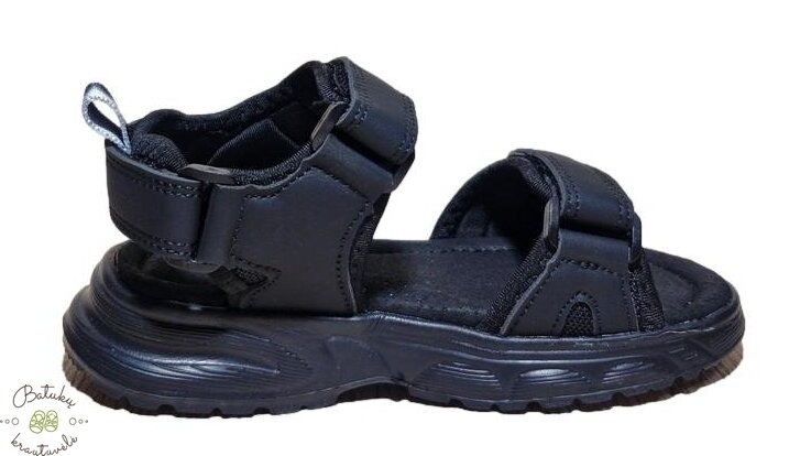 Clibee sportinio stiliaus basutės (26-31) Black 3 Clibee sportinio stiliaus basutės (26-31) Black 3