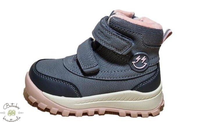 Clibee aulinukai su lipukais (22-27) Grey/Pink 2
