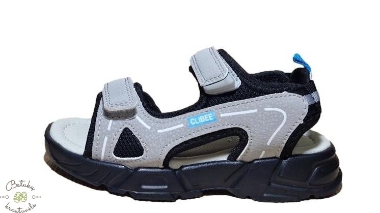Clibee sportinio stiliaus basutės (26-31) Grey/Blue 2 Clibee sportinio stiliaus basutės (26-31) Grey/Blue 2