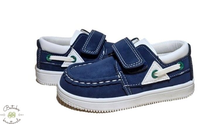 Clibee batukai/mokasinai (22-27) Blue/Green 1