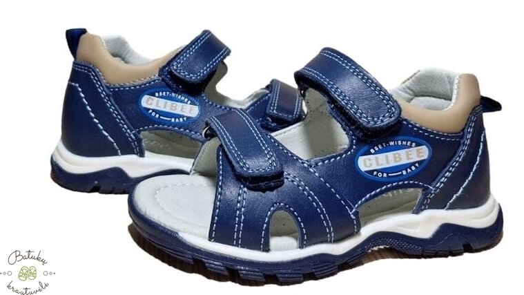 Clibee basutės (21-26) Blue/Khaki 1 Clibee basutės (21-26) Blue/Khaki 1
