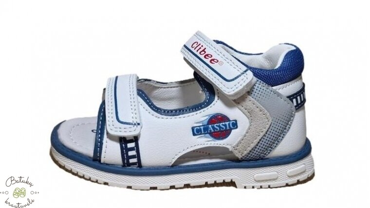 Clibee basutės "Classic" (23-28) White 2 Clibee basutės "Classic" (23-28) White 2