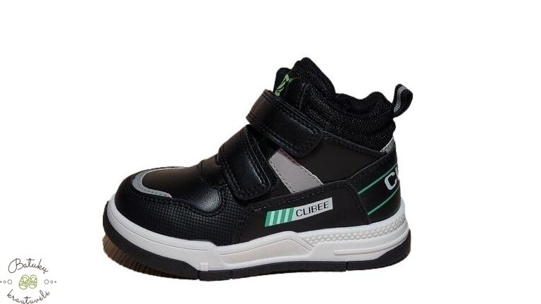 Clibee aulinukai su dviem lipukais (21-26) Black/Green 2 Clibee aulinukai su dviem lipukais (21-26) Black/Green 2
