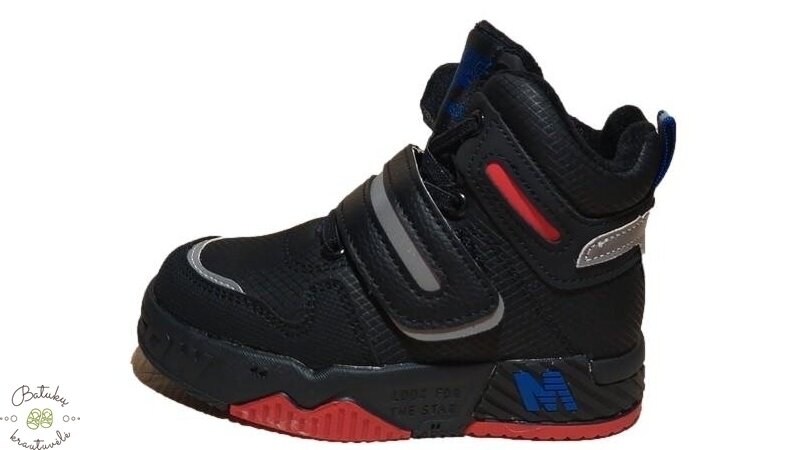 Clibee aulinukai su dviem lipukais (22-27) Black/Red 2 Clibee aulinukai su dviem lipukais (22-27) Black/Red 2