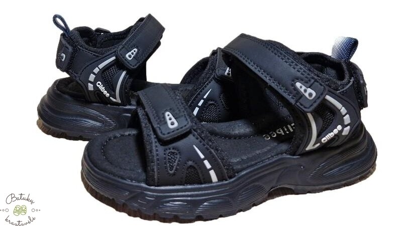 Clibee sportinio stiliaus basutės (26-31) Black 1 Clibee sportinio stiliaus basutės (26-31) Black 1