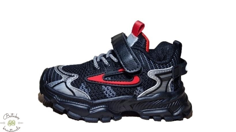 Clibee tekstiliniai kedukai (20-25) Black/Red 2 Clibee tekstiliniai kedukai (20-25) Black/Red 2