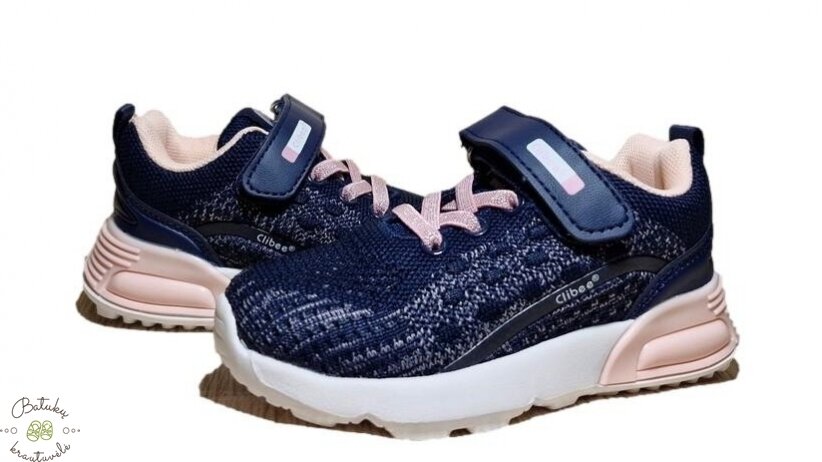 Clibee tekstiliniai kedukai E-95 (26-31) Blue/Pink 1