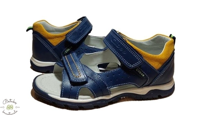 Clibee basutės (32-37) Blue/Yellow 1
