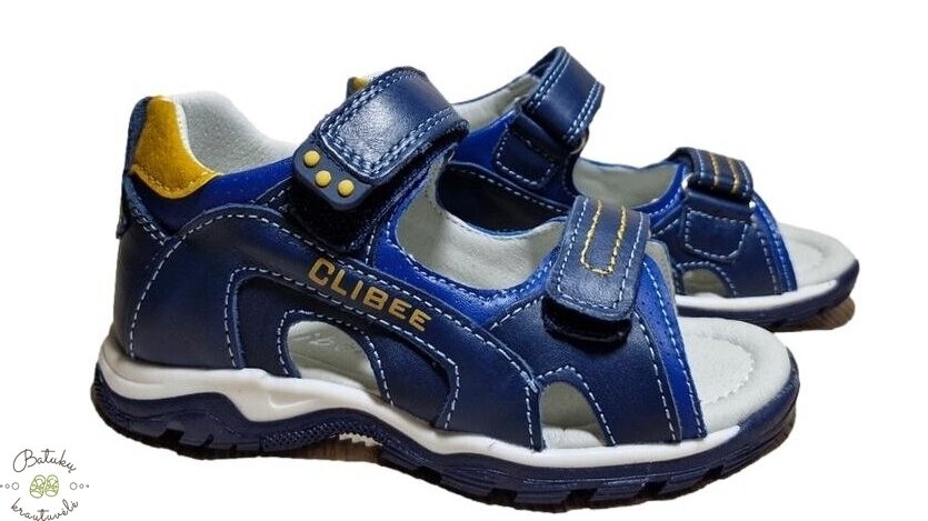 Clibee basutės (26-31) Blue/Yellow Clibee basutės (26-31) Blue/Yellow