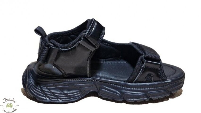 Clibee sportinio stiliaus basutės (32-37) Black 3 Clibee sportinio stiliaus basutės (32-37) Black 3