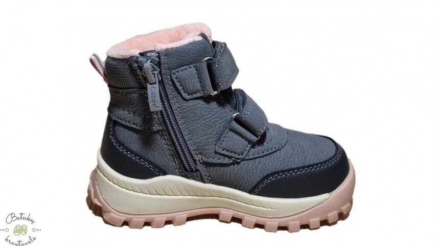Clibee aulinukai su lipukais (22-27) Grey/Pink 3