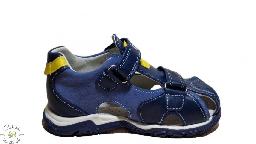 Clibee uždaros basutės "90" (26-31) Blue/Yellow 3 Clibee uždaros basutės "90" (26-31) Blue/Yellow 3