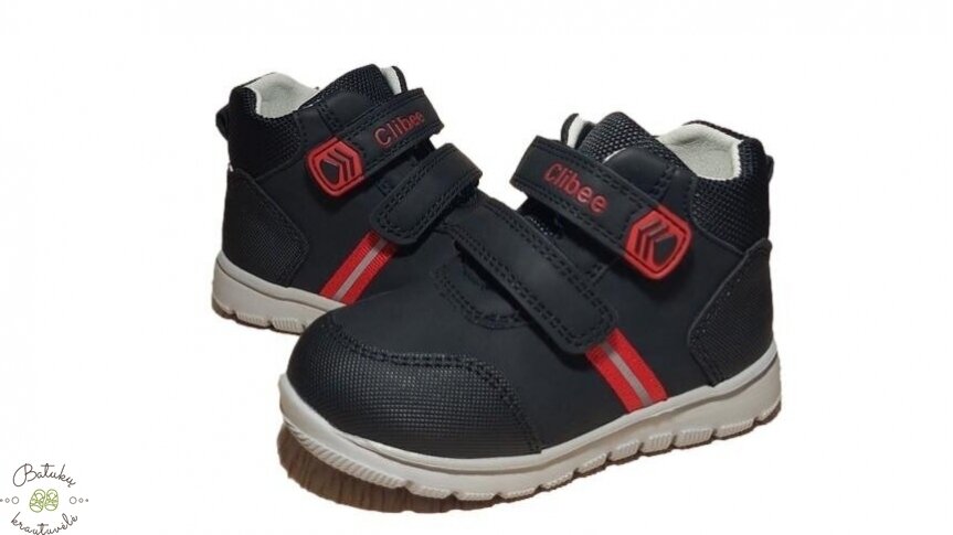 Clibee aulinukai su dviem lipukais (21-26) Black/Red 1 Clibee aulinukai su dviem lipukais (21-26) Black/Red 1