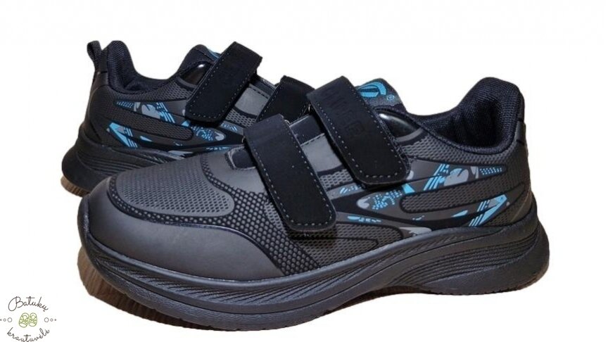 Clibee kedai su dviem lipukais (32-37) Black/Blue 1