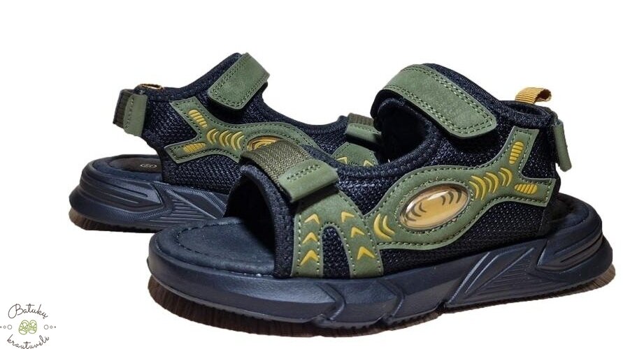 Clibee sportinio stiliaus basutės (32-37) Green/Yellow 1 Clibee sportinio stiliaus basutės (32-37) Green/Yellow 1