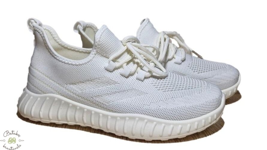 Clibee tekstiliniai kedukai (36-41) White