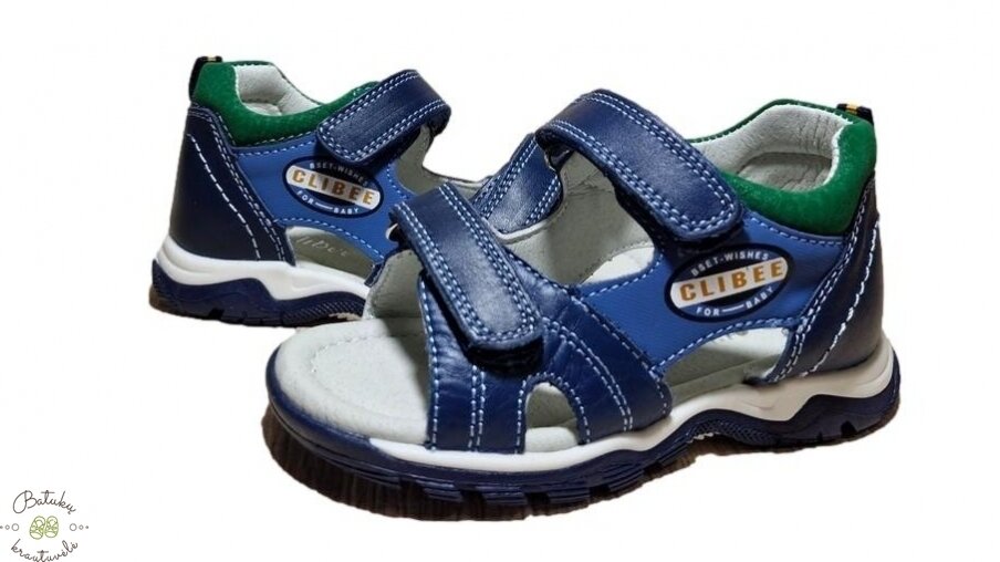 Clibee basutės (21-26) Blue/Green 1 Clibee basutės (21-26) Blue/Green 1