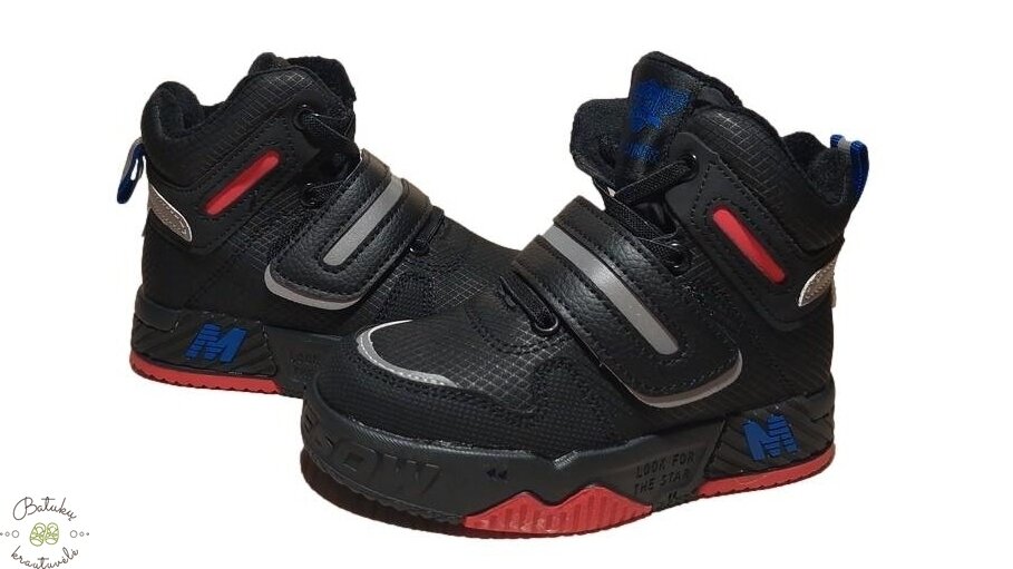 Clibee aulinukai su dviem lipukais (22-27) Black/Red 1 Clibee aulinukai su dviem lipukais (22-27) Black/Red 1