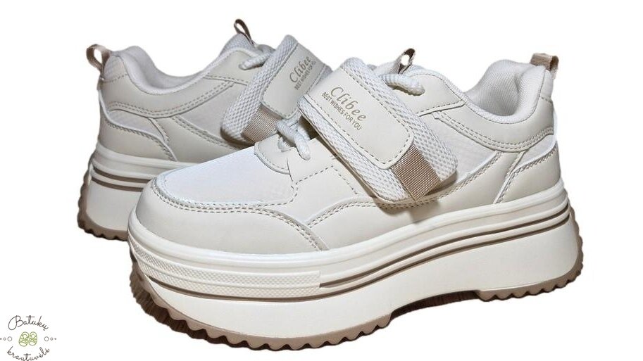 Clibee platforminiai kedai (33-38) Beige 1 Clibee platforminiai kedai (33-38) Beige 1