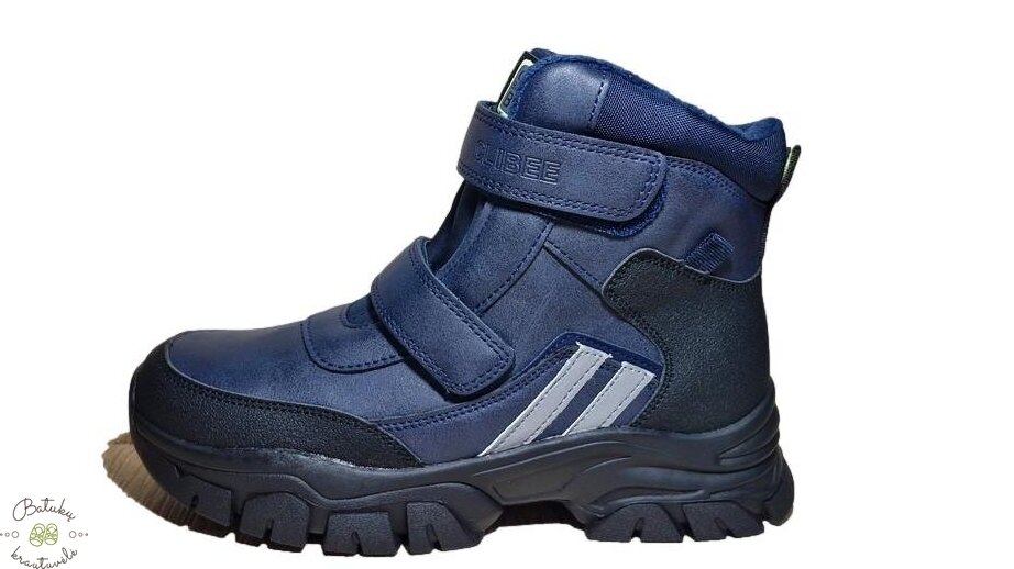 Clibee žieminiai batai su dviem lipukais (32-37) Blue/Green 2