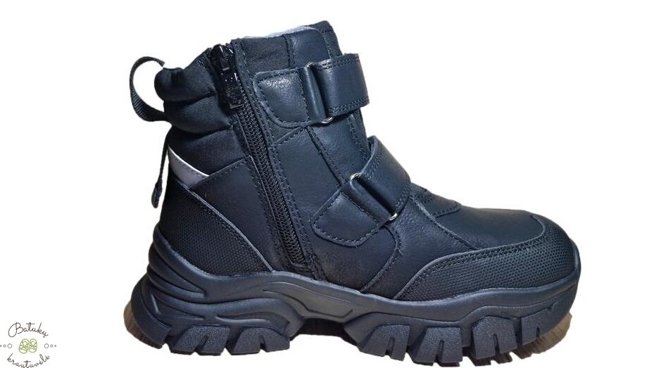 Clibee žieminiai batai su dviem lipukais (32-37) Black/Green 3 Clibee žieminiai batai su dviem lipukais (32-37) Black/Green 3