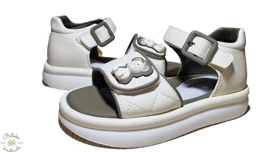 Clibee basutės su meškučiu (26-31) Beige 1 Clibee basutės su meškučiu (26-31) Beige 1