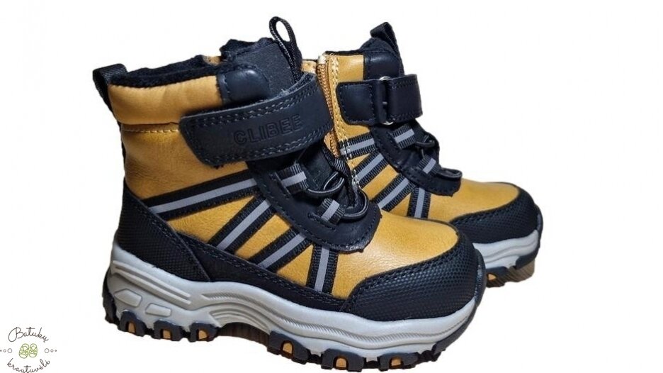 Clibee žieminiai batai (21-26) Camel/Black