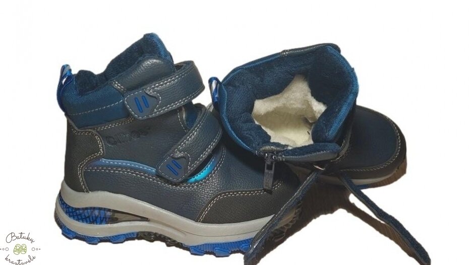 Clibee žieminiai batai su mėlynais akcentais pade (26-31) Blue/Blue 4 Clibee žieminiai batai su mėlynais akcentais pade (26-31) Blue/Blue 4