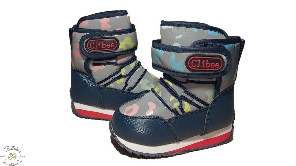 Clibee sniego batai su lipuku (22-27) Black/Red 1 Clibee sniego batai su lipuku (22-27) Black/Red 1