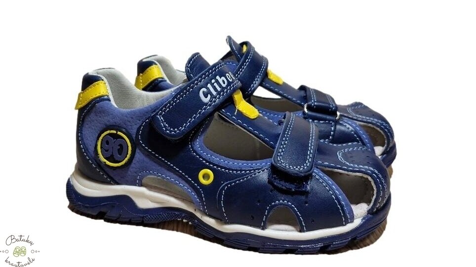 Clibee uždaros basutės "90" (26-31) Blue/Yellow Clibee uždaros basutės "90" (26-31) Blue/Yellow