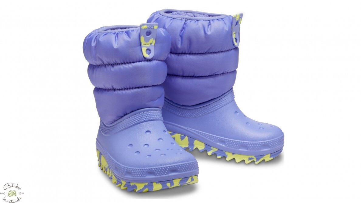 Crocs™ Classic Neo Puff Boot Kid's 207683, Digital Violet Crocs™ Classic Neo Puff Boot Kid's 207683, Digital Violet