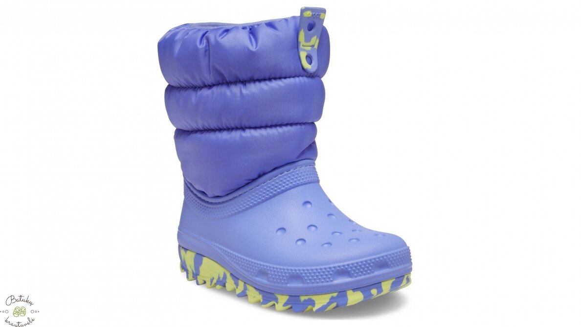 Crocs™ Classic Neo Puff Boot Kid's 207683, Digital Violet 3 Crocs™ Classic Neo Puff Boot Kid's 207683, Digital Violet 3