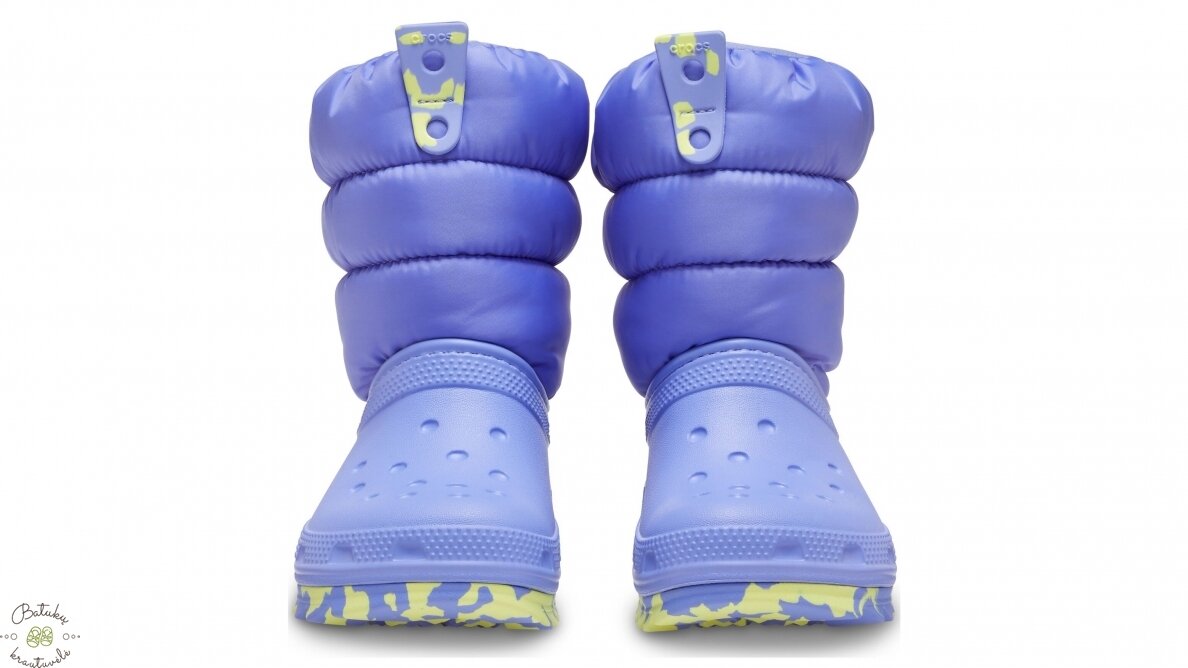 Crocs™ Classic Neo Puff Boot Kid's 207683, Digital Violet 1 Crocs™ Classic Neo Puff Boot Kid's 207683, Digital Violet 1