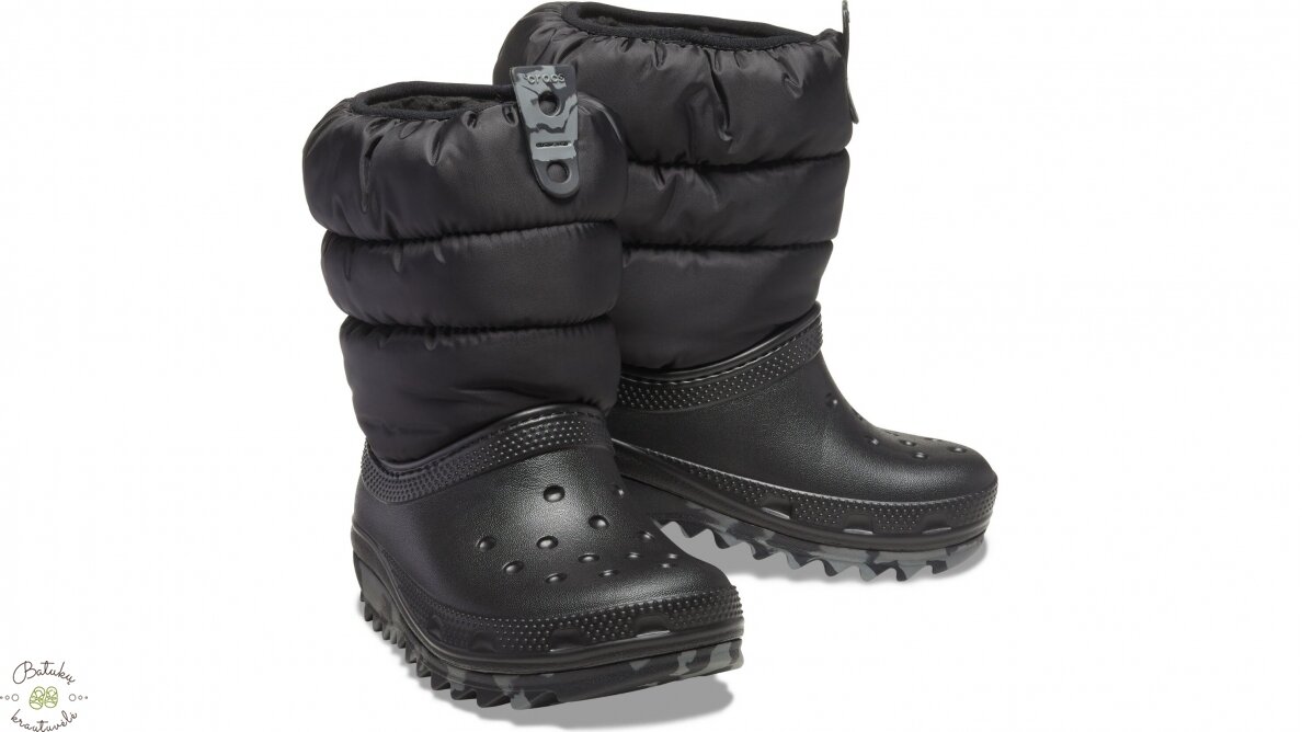 Crocs™ Classic Neo Puff Boot Kid's 207684, Black 1 Crocs™ Classic Neo Puff Boot Kid's 207684, Black 1