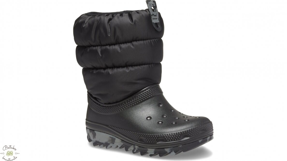 Crocs™ Classic Neo Puff Boot Kid's 207684, Black 2 Crocs™ Classic Neo Puff Boot Kid's 207684, Black 2
