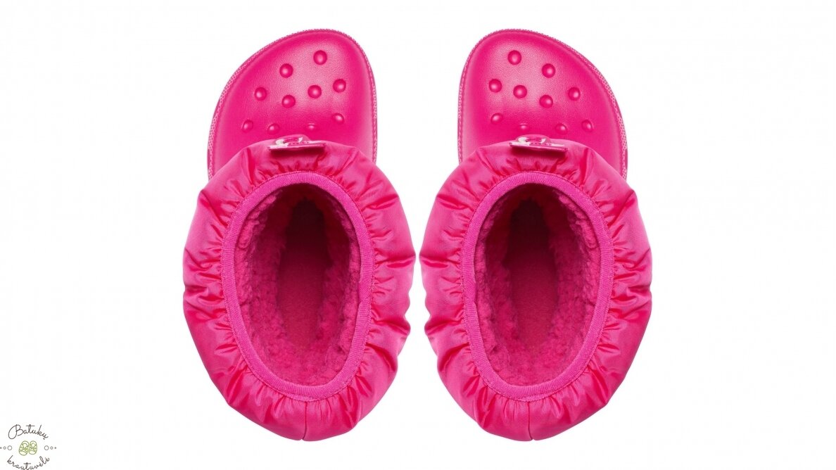Crocs™ Classic Neo Puff Boot Kid's 207684, Candy Pink 3 Crocs™ Classic Neo Puff Boot Kid's 207684, Candy Pink 3