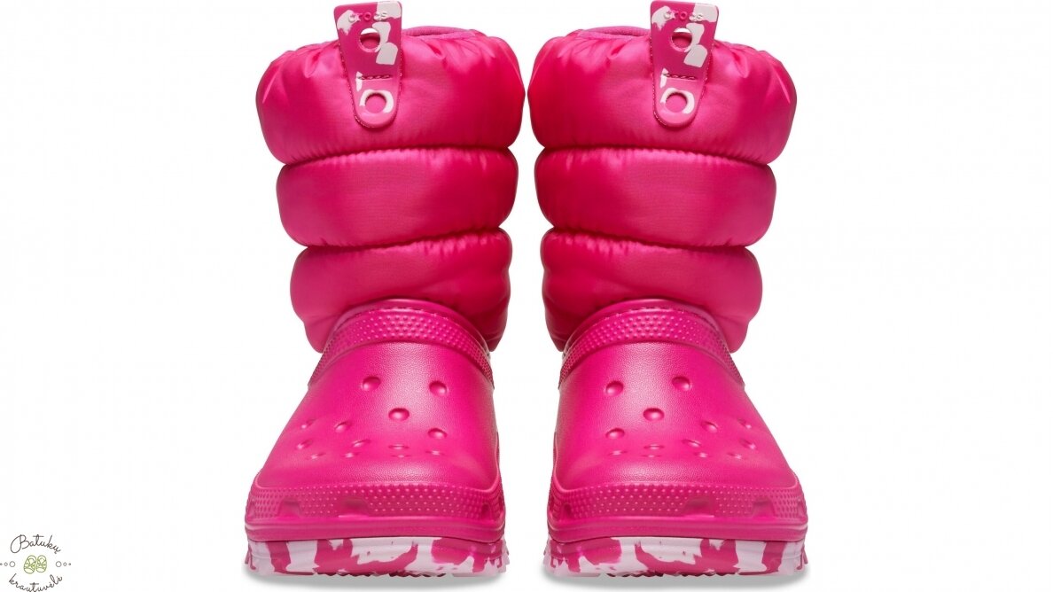 Crocs™ Classic Neo Puff Boot Kid's 207684, Candy Pink 4 Crocs™ Classic Neo Puff Boot Kid's 207684, Candy Pink 4