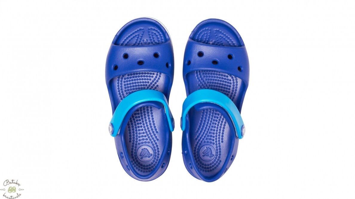Crocs™ Kids' Crocband Sandal, Cerulean Blue/Ocean 2 Crocs™ Kids' Crocband Sandal, Cerulean Blue/Ocean 2