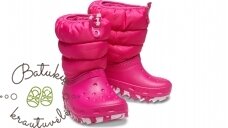 Crocs™ Classic Neo Puff Boot Kid's 207684, Candy Pink