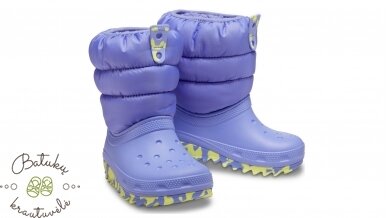 Crocs™ Classic Neo Puff Boot Kid's 207683, Digital Violet Crocs™ Classic Neo Puff Boot Kid's 207683, Digital Violet