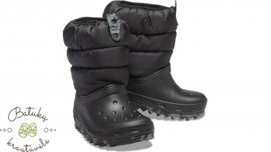 Crocs™ Classic Neo Puff Boot Kid's 207684, Black 1 Crocs™ Classic Neo Puff Boot Kid's 207684, Black 1