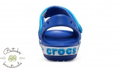 Crocs™ Kids' Crocband Sandal, Cerulean Blue/Ocean 4