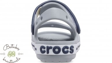 Crocs™ Kids' Crocband Sandal Kids, Light grey/Navy 4